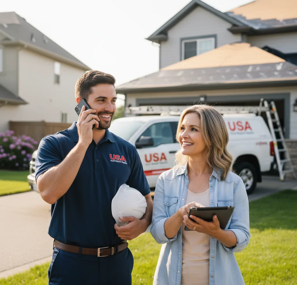 USA Roof Repair Experts customer support in North Apollo